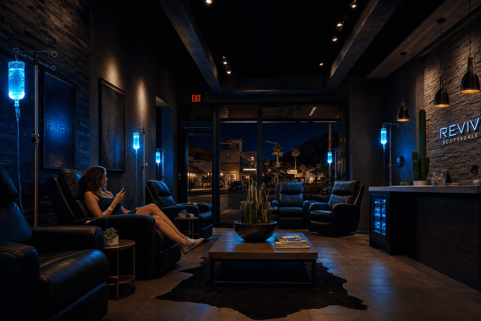 Viva Therapy IV clinic interior — Old Town Scottsdale